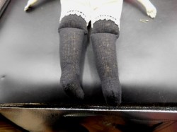china head beige dress stockings
